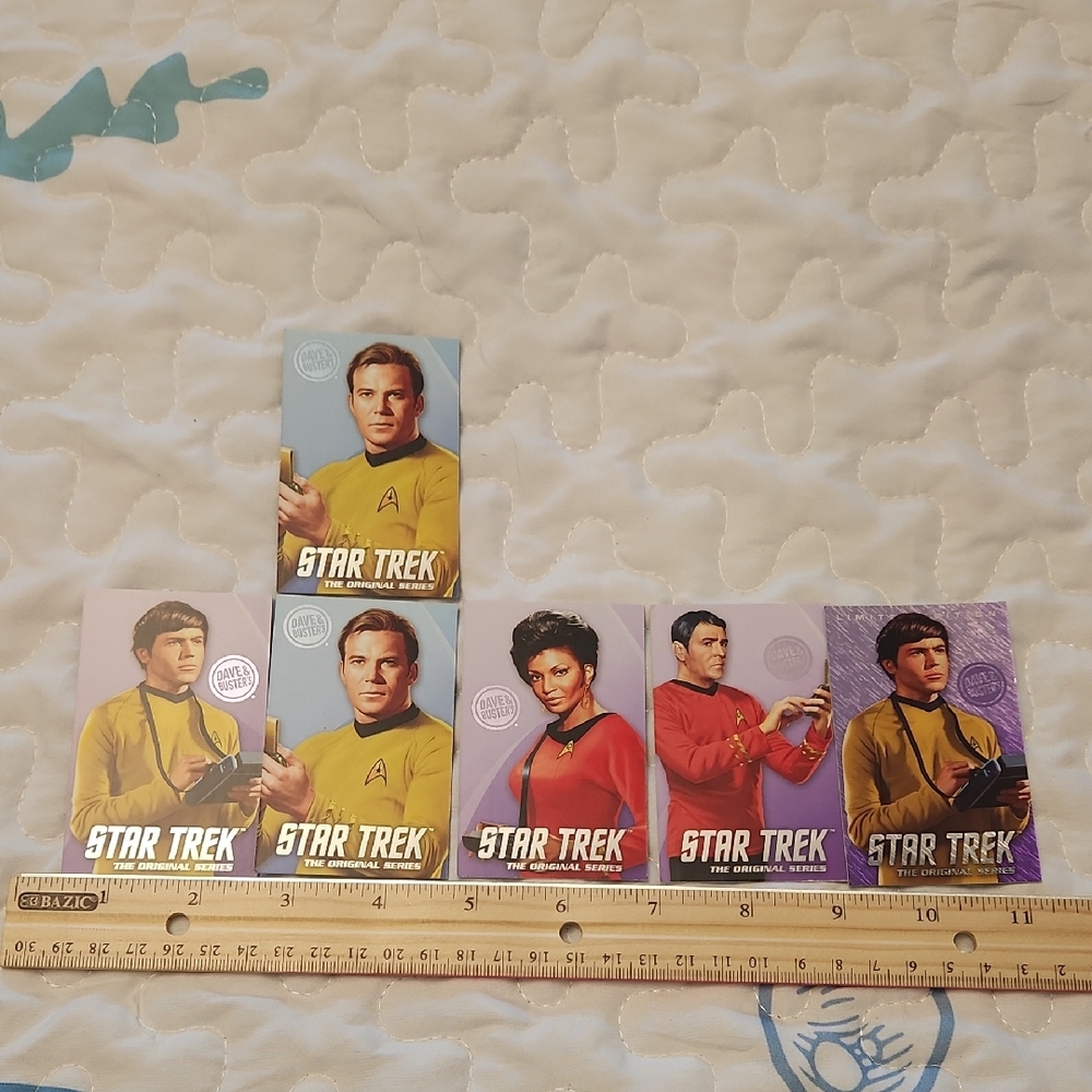 Star Trek Original Series Character Card Set - Dave & Busters